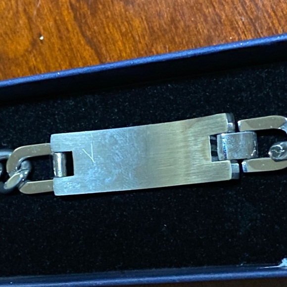 Stainless Steel Men’s Faith Inspirational Bracelet - Picture 4 of 8